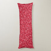 Baksteen Rood Glitter Lichaamskussen (Achterkant (Verticaal))