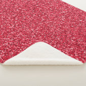 Baksteen Rood Glitter Sherpa Deken (3/4)