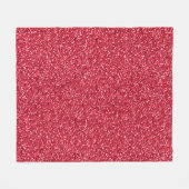 Baksteen Rood Glitters Fleece Deken (Voorkant (Horizontaal))