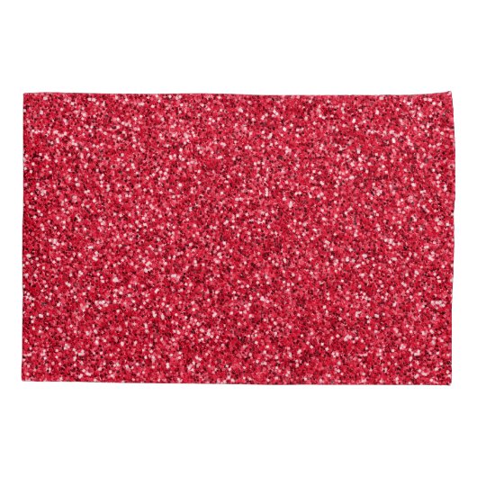 Baksteen Rood Glitters Kussensloop (Achterkant)