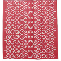 Baksteen rood met witte rollen