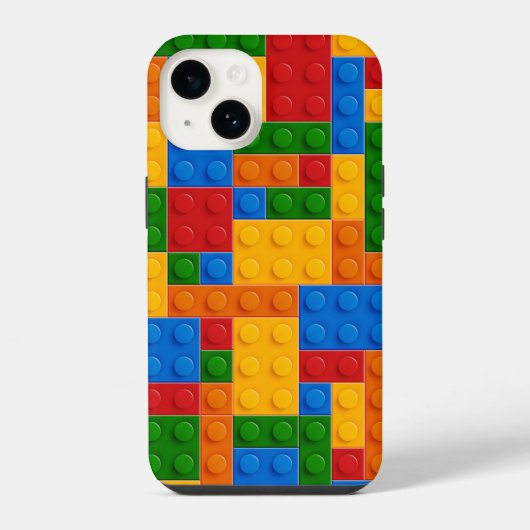 Baksteen Speelgoed iPhone Hoesje (Achterkant)
