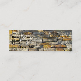 baksteen/stenen Visitekaartje