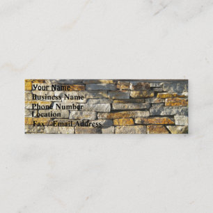 baksteen/stenen Visitekaartje