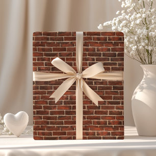 baksteenpatroon cadeaupapier