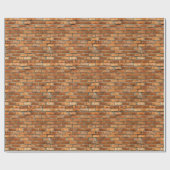 Baksteenpatroon Inpakpapier (Vlak)