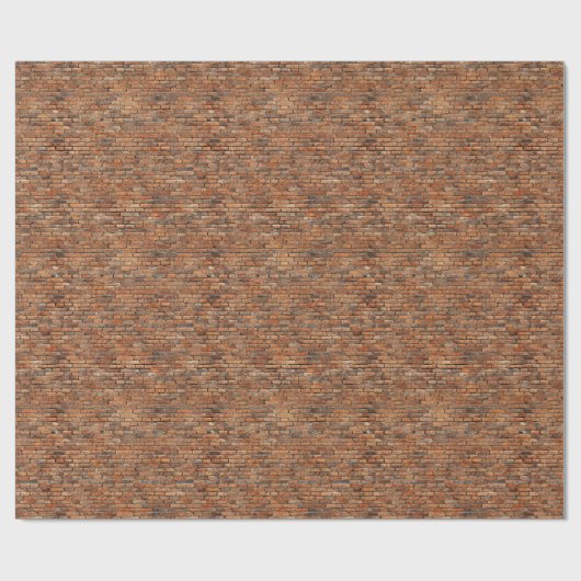 Baksteenpatroon Inpakpapier (Vlak)