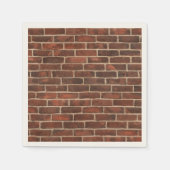 baksteenpatroon servet (Voorkant)