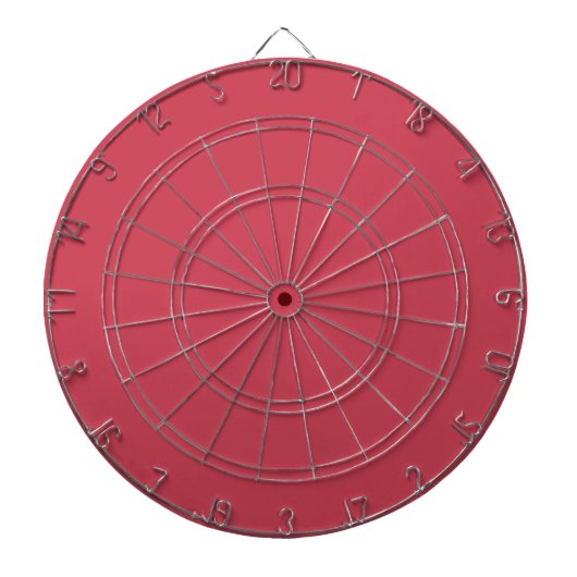 Baksteenrood (effen kleur) dartbord (Voorkant)