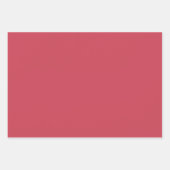 Baksteenrood (effen kleur) inpakpapier vel (Voorkant 3)