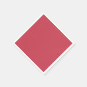 Baksteenrood (effen kleur) servet (Hoek)