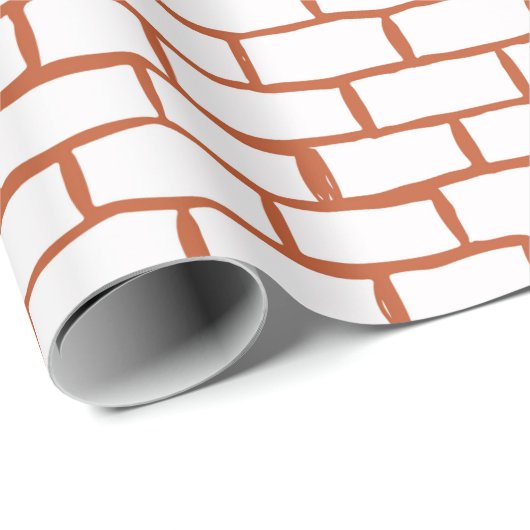 baksteentextuurachtergrond cadeaupapier (Rol Hoek)