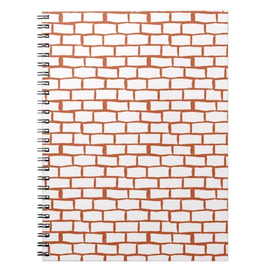baksteentextuurachtergrond notitieboek (Voorkant)