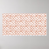 baksteentextuurachtergrond poster (Voorkant)