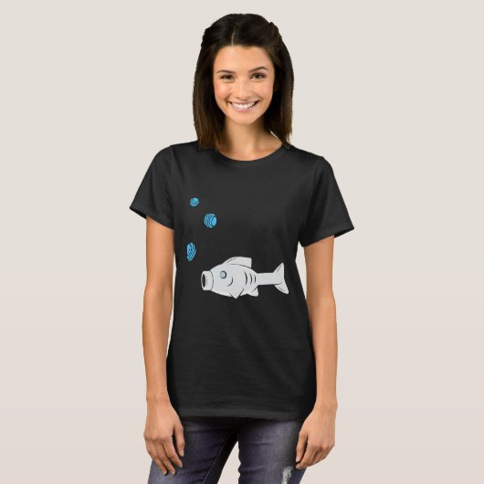 Baksteenvis T-shirt (Voorkant volledig)