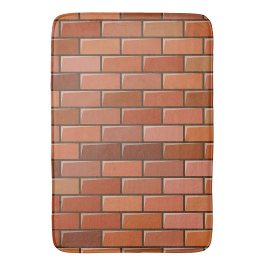 baksteenwand badmat (Voorkant Verticaal)