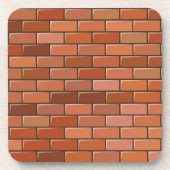 baksteenwand bier onderzetter (Voorkant)