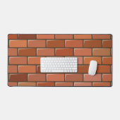 baksteenwand bureaumat (Keyboard & Muis)