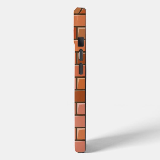 baksteenwand Case-Mate iPhone case (Achterkant / Links)