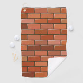 baksteenwand golfhanddoek (Insitu)