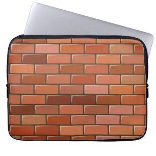 baksteenwand laptop sleeve