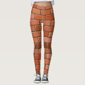 baksteenwand leggings (Voorkant)