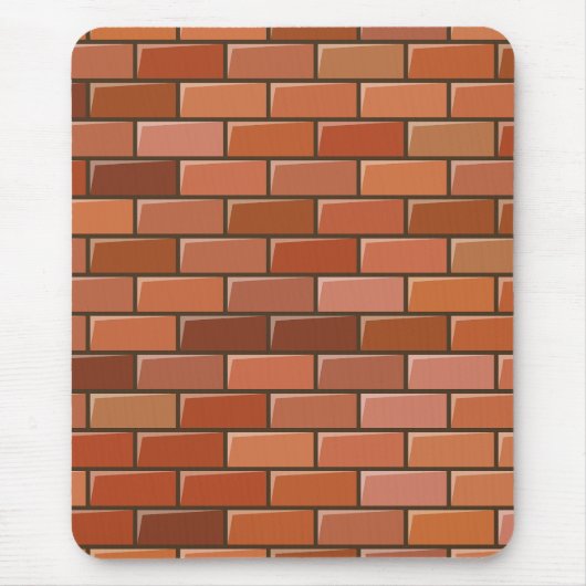 baksteenwand muismat (Voorkant)