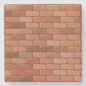 baksteenwand stenen onderzetter (Voorkant)