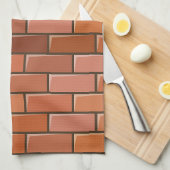 baksteenwand theedoek (Quarter Fold)