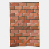 baksteenwand theedoek (Verticaal)