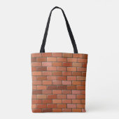 baksteenwand tote bag (Achterkant)