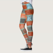 Bakstenen Abstract Leggings (Links)