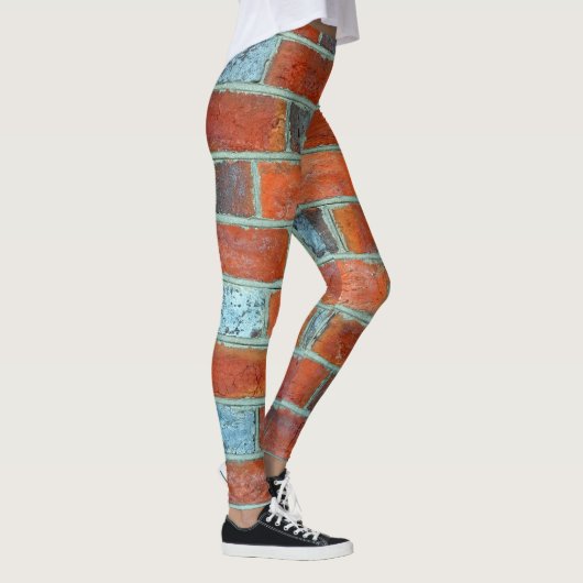 Bakstenen Abstract Leggings (Rechts)