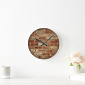 Bakstenen: Dun-time wandklok (Huis)