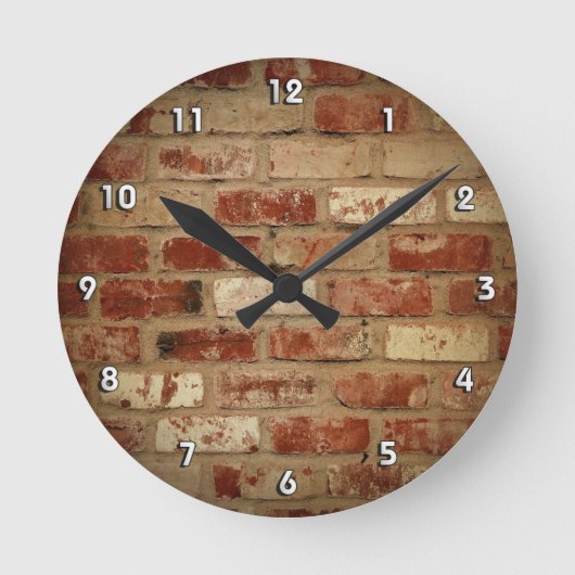 Bakstenen: Dun-time wandklok (Voorkant)
