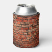 Bakstenen kunst, grunge gestructureerde achtergron blikjeskoeler (Blikje Voorkant)