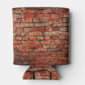 Bakstenen kunst, grunge gestructureerde achtergron blikjeskoeler (Achterkant)