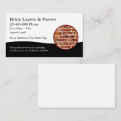 Bakstenen lagen en bestratingsconstructies visitekaartje (Voorkant / Achterkant)