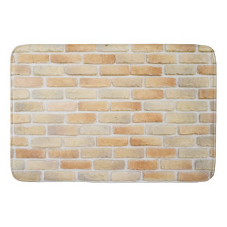 Bakstenen muur badmat