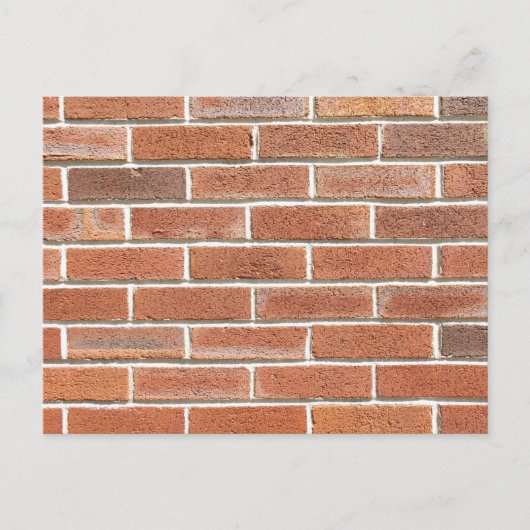 Bakstenen muur briefkaart (Voorkant)
