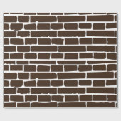 Bakstenen Muur Cadeaupapier (Vlak)