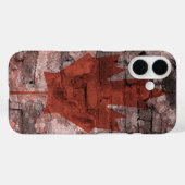 Bakstenen muur Canadese vlag Case-Mate iPhone Case (Achterkant (horizontaal))