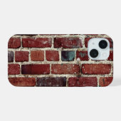 Bakstenen Muur Cool Textuur iPhone 15 Case (Achterkant horizontaal)
