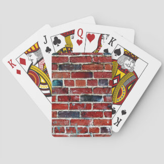 Bakstenen Muur Cool Textuur Pokerkaarten