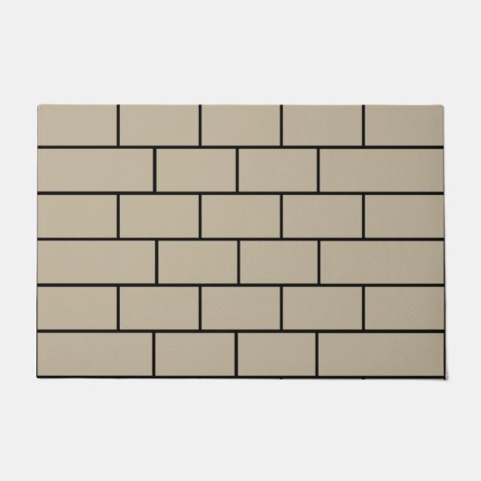 Bakstenen Muur Deurmat (Voorkant)