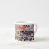 Bakstenen Muur Espresso Kop (Voorkant rechts)
