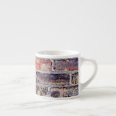Bakstenen Muur Espresso Kop (Rechts)