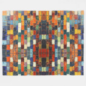 Bakstenen muur fleece deken (Voorkant (Horizontaal))