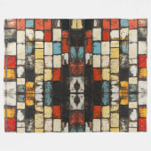 Bakstenen muur fleece deken (Voorkant (Horizontaal))