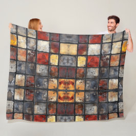 Bakstenen muur fleece deken